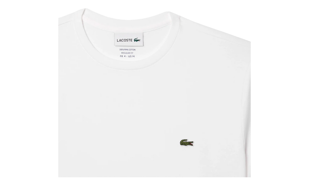 Crew Neck Pima Cotton Jersey T-shirt "White" TH6709 001