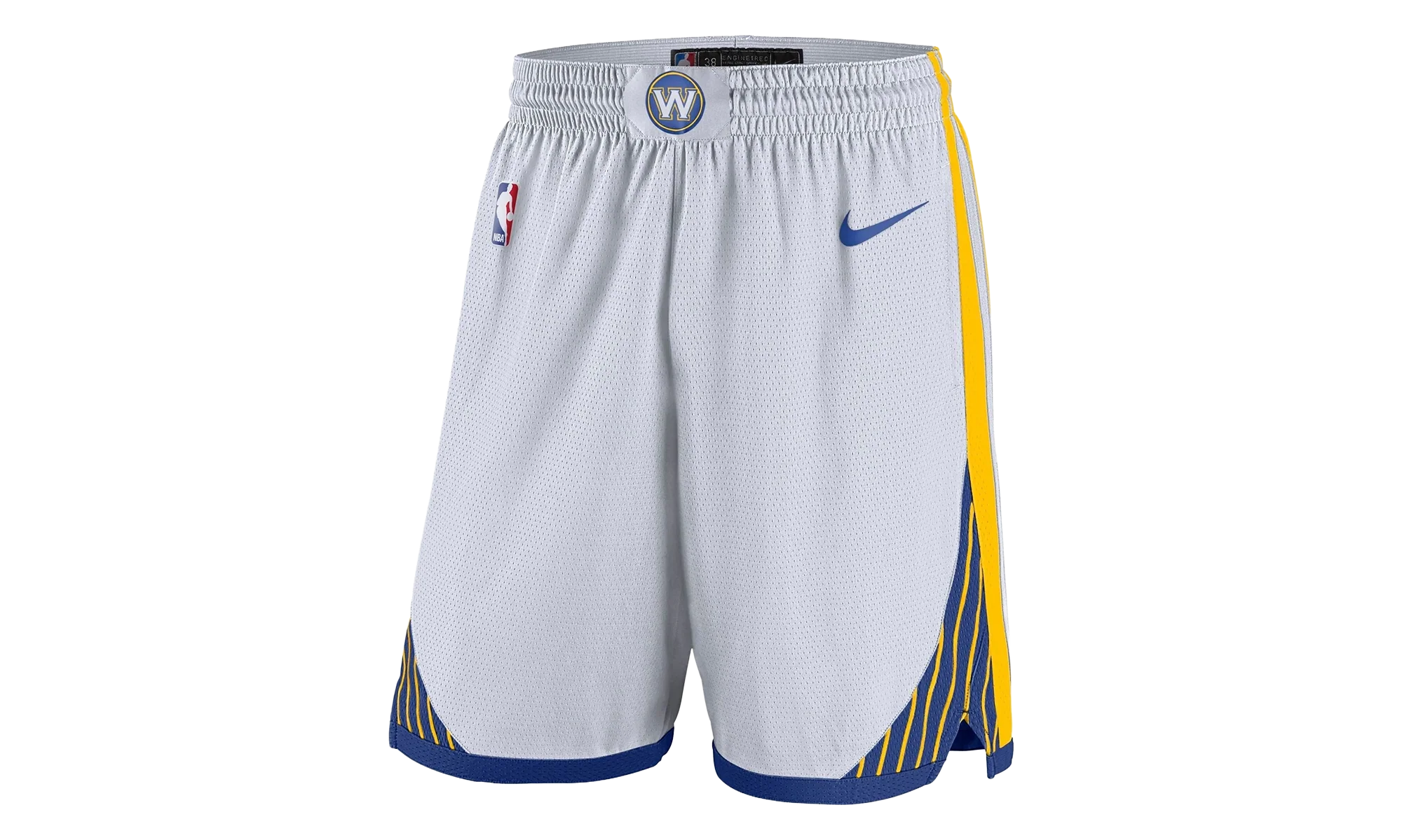NBA Swingman Shorts GS "Golden State Warriors Association - White" 9Z2B7BAB2 WAR