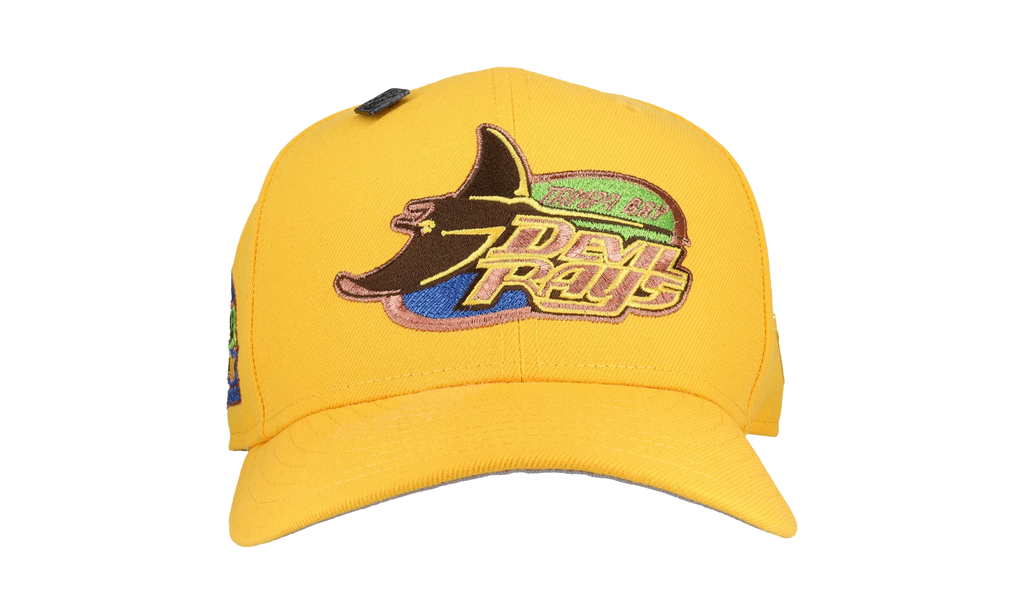 59FIFTY Tampa Bay Rays Tropicana Field Fitted Hat "Yellow / Copper" NE392