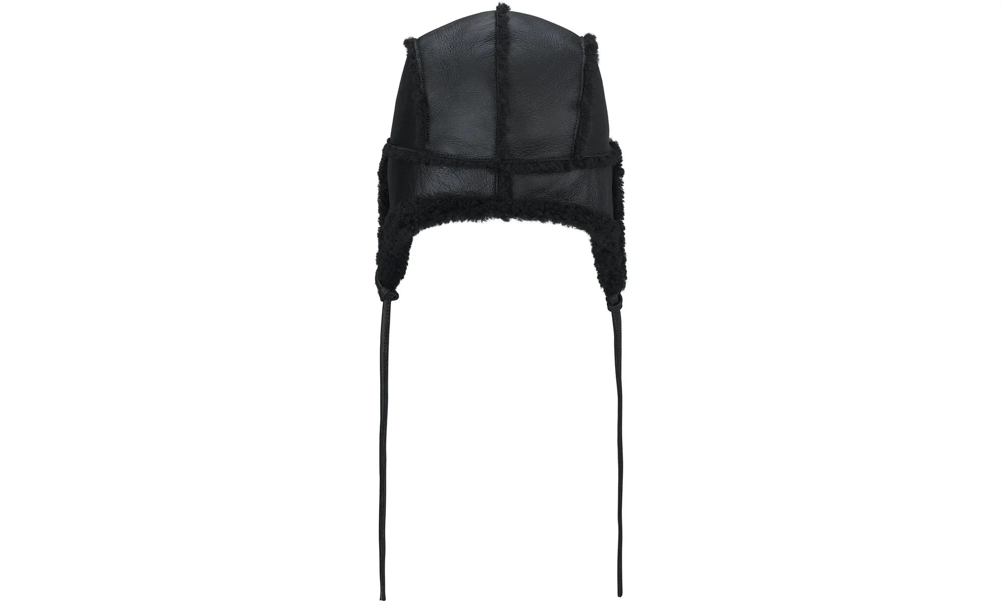 Shearling Lined Earflap Cap "FW25 - Black" SU26793