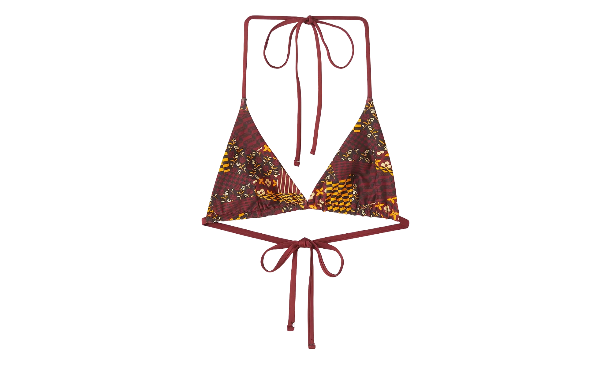Talia Ii Geo Floral Tie Top "Multi" KITH50