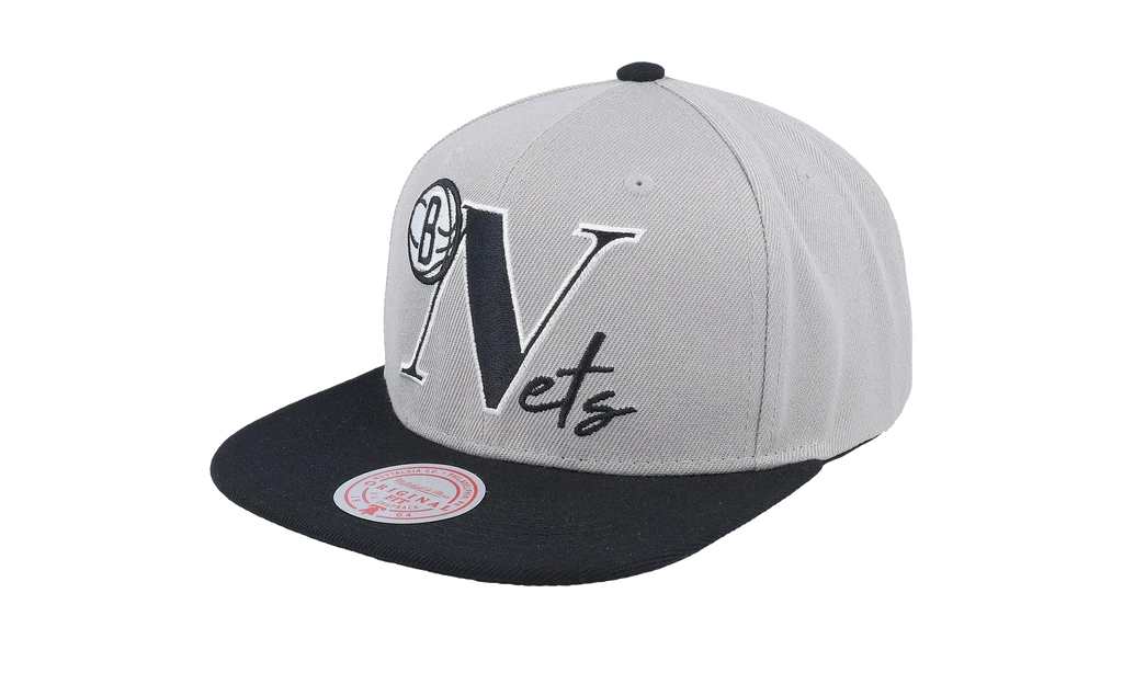 NBA Top Letter Snapback Cap "Brooklyn Nets - Grey" HHSS6582 BNEYYPPPGREY