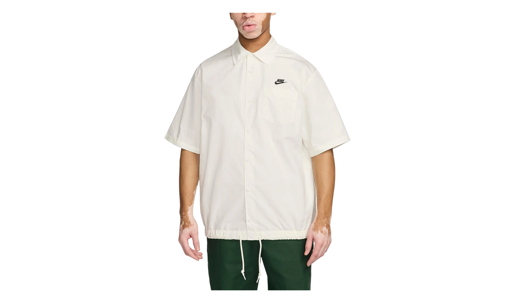 Club Button-Up Short Sleeve Oxford Shirt "Sail / Black" FN3902 133