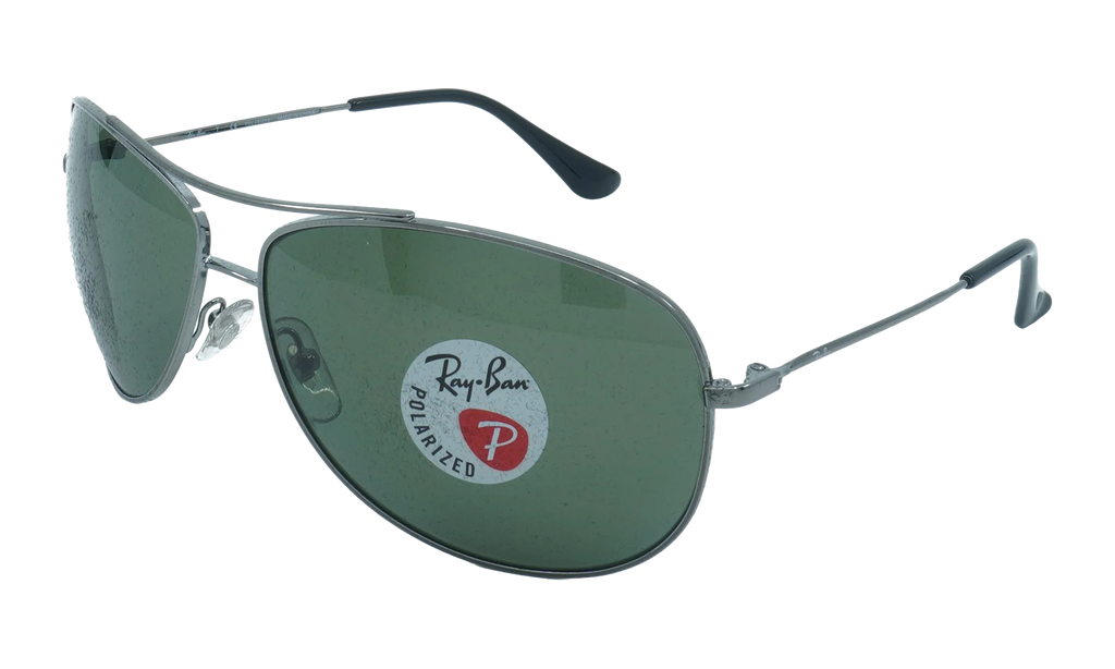 Aviator Polarized Sunglasses "Gun Metal" RB3293-004-9A_63