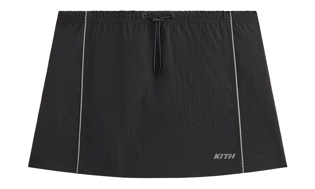 Lowen Nylon Track Skirt "Black" KITH57
