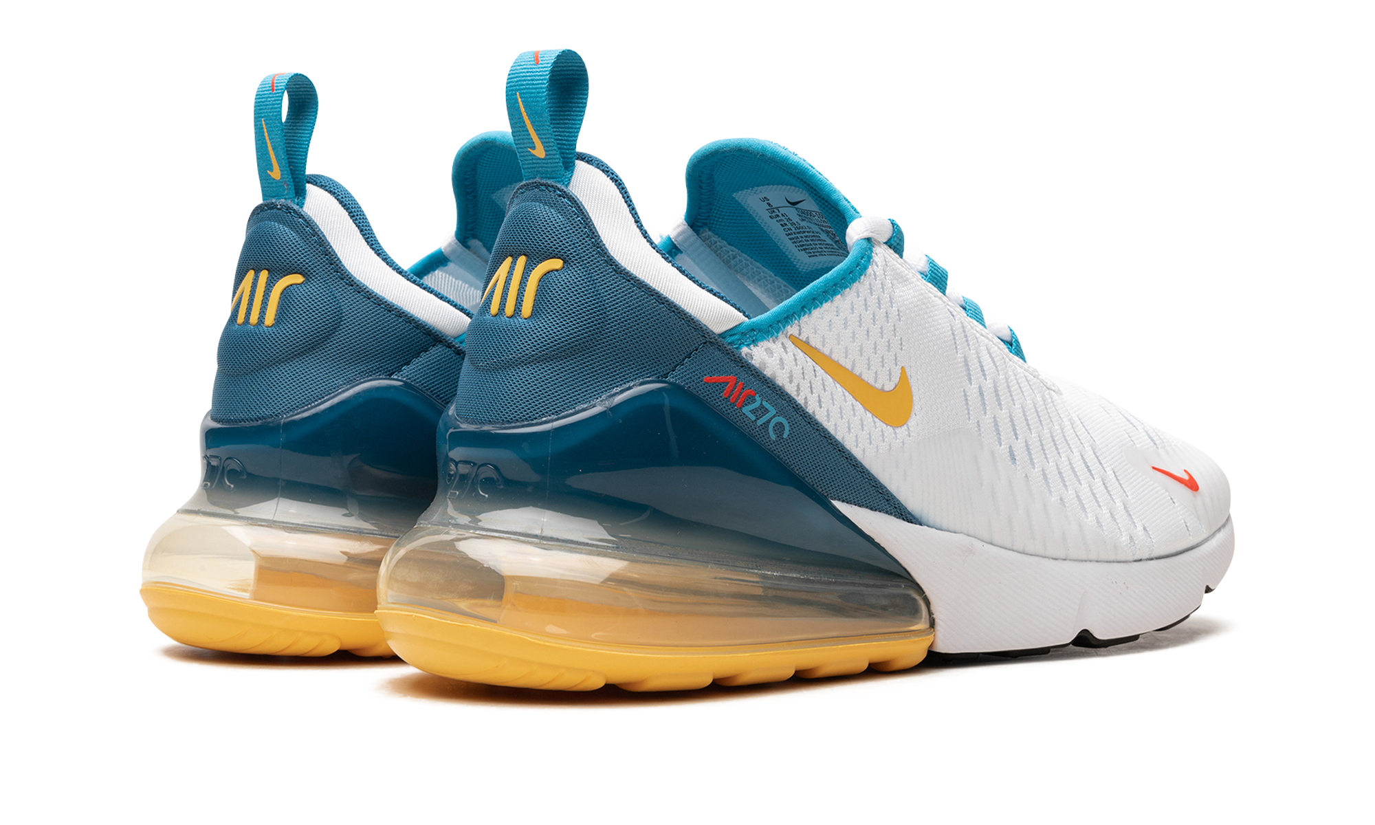 Air Max 270 "White Industrial Blue Citron Pulse" FJ4000 100