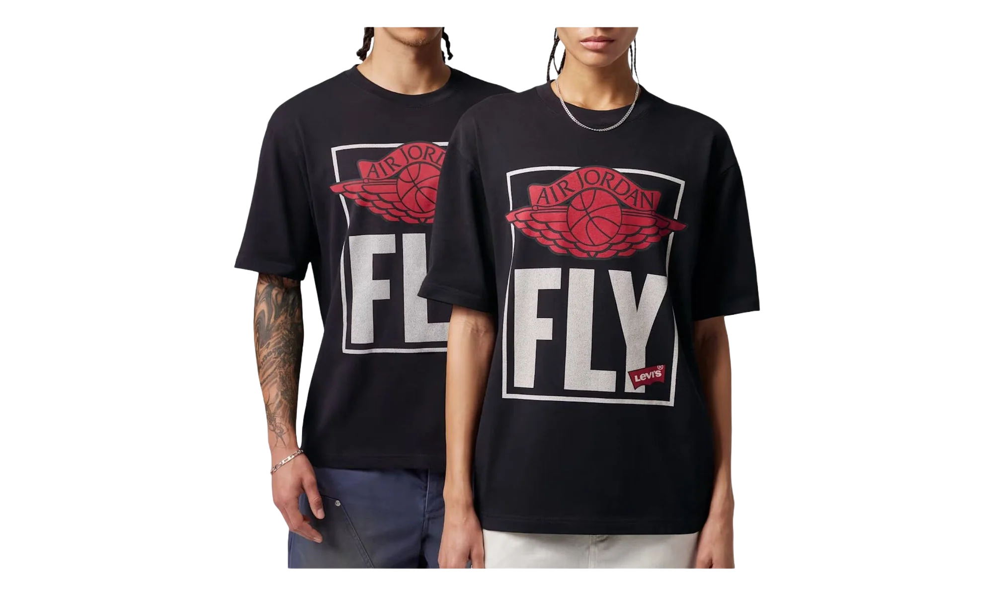 Air Jordan x Levi's T-Shirt "Black" IM6728 010