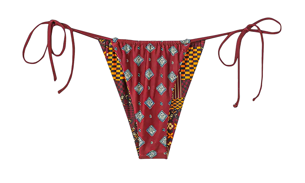 Tova Geo Floral Tie Bottom "Multi" KITH52