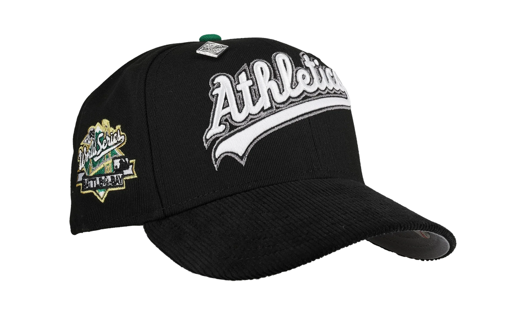 59FIFTY Oakland Athletics 1989 World Series Fitted Hat "Black - Corduroy Visor" NE342
