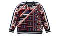 Quadri Knit Jumper "Multi-Color" M AHLU KN005 SS23 YA01 BL
