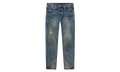 Vintage Mechanic Dirty Skinny Fit Jeans "Mid Indigo" P001 MDMD225