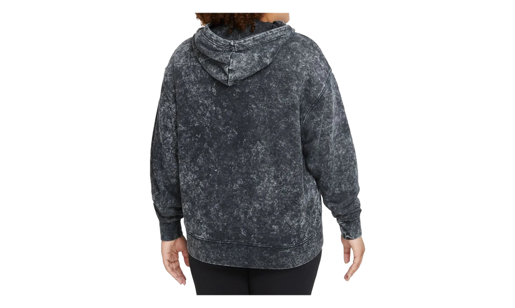 Washed Fleece Hoodie WMNS "Black / White" DD5640 010
