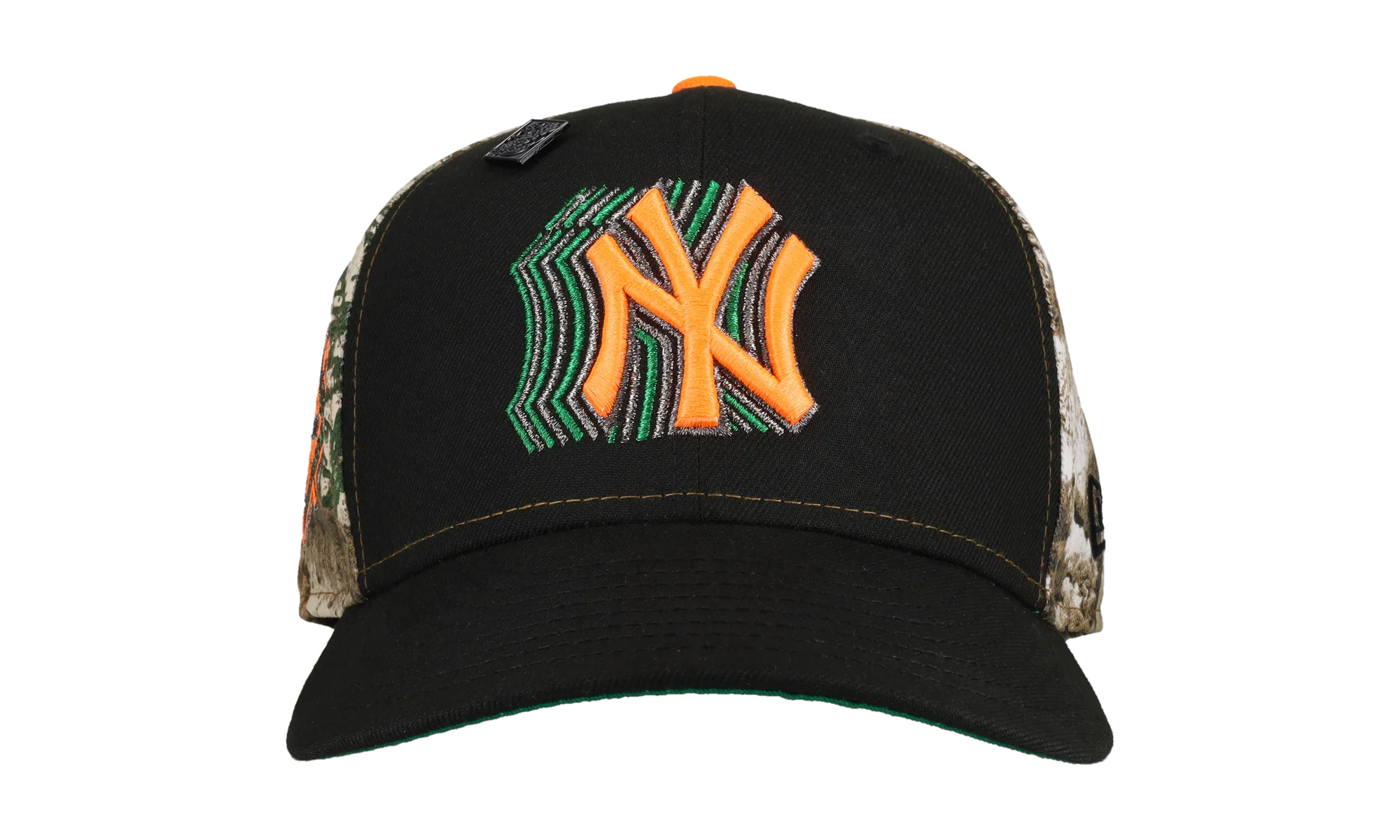 59FIFTY New York Yankees Trippy Metallic Fitted Hat "Real Tree / Black" NE339