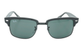 Clubmaster Square Sunglasses "Demi Gloss Black On Black" RB4190-877_52