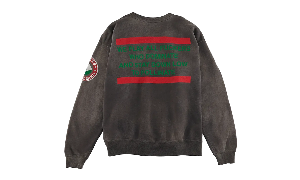 Denim Tears Aged Crewneck Sweatshirt "Grey" SM A21 0000 050