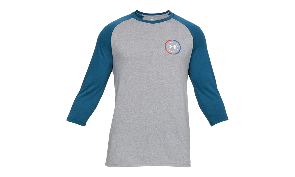 Freedom United Utility Tee "Steel Light Heather / Petrol Blue" 1330080 035