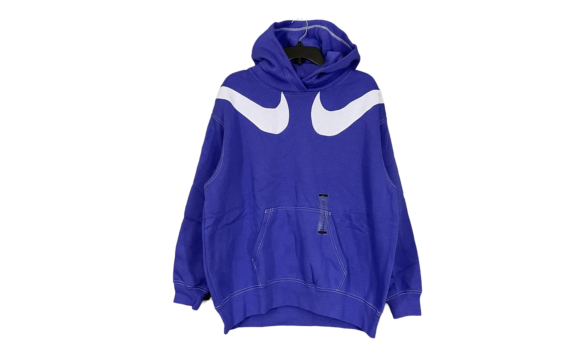 Sportswear Swoosh Oversized Fleece Hoodie WMNS "Lapis Ghost" DD5580 430