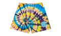 EE Basic Shorts (FW22) "Tie Dye Yellow Blue" EE217