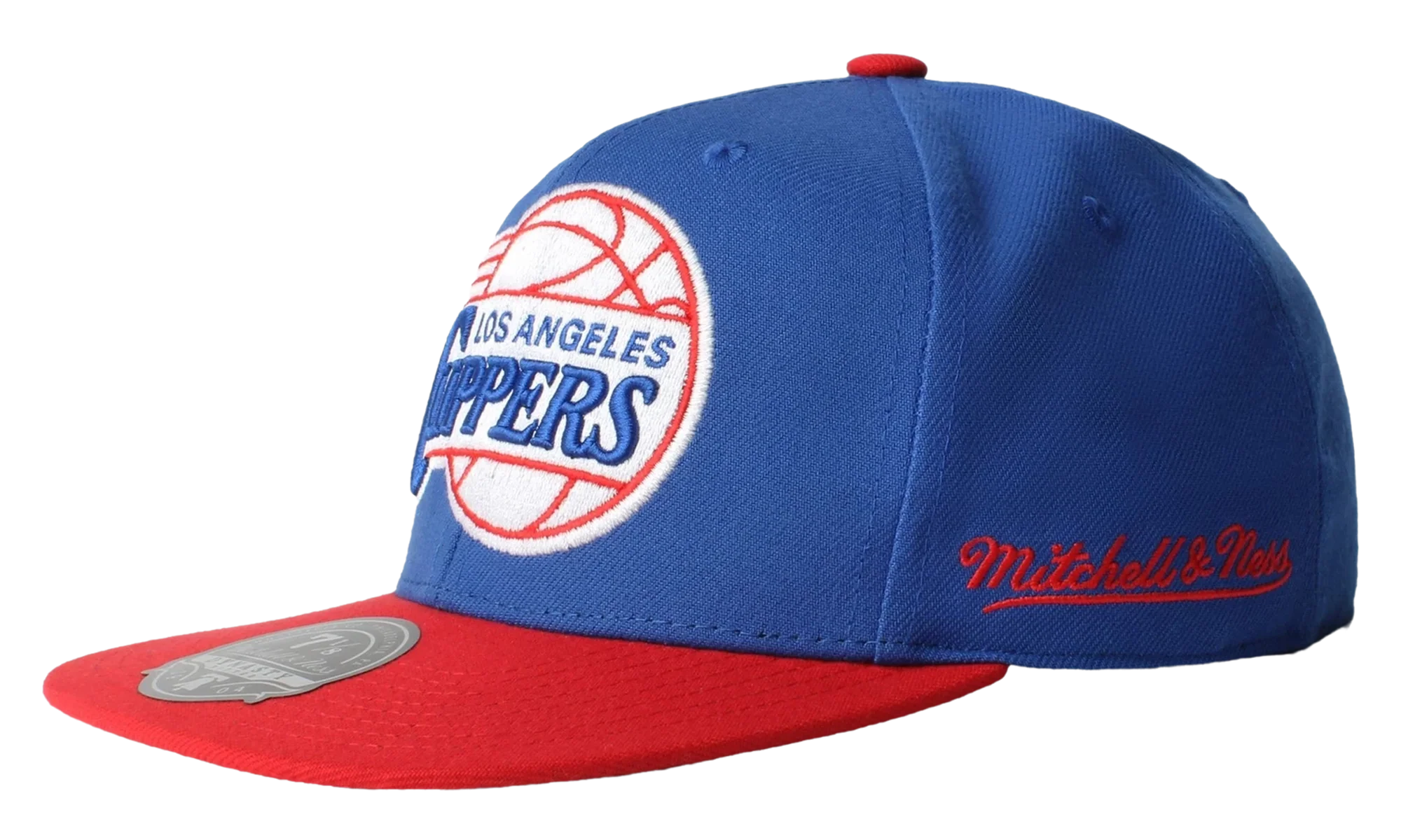 NBA Hardwood Classics Core Side Fitted Cap "Los Angeles Clippers - Royal Red" 6HSFDX21137 LACRYRD