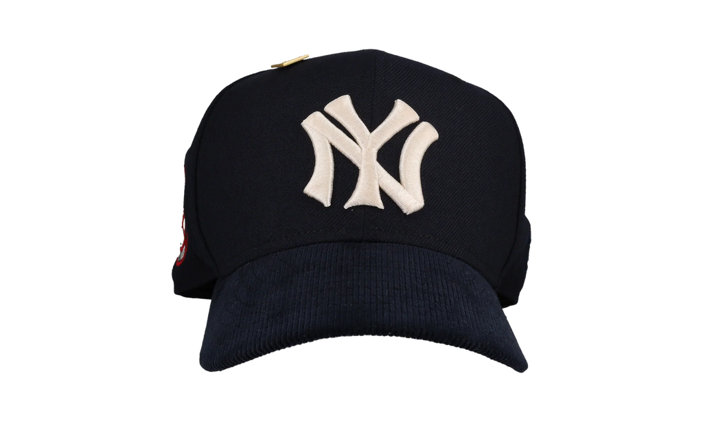 59FIFTY New York Yankees 50th Anniversary Fitted Hat "Black / Navy - Corduroy Visor" NE273