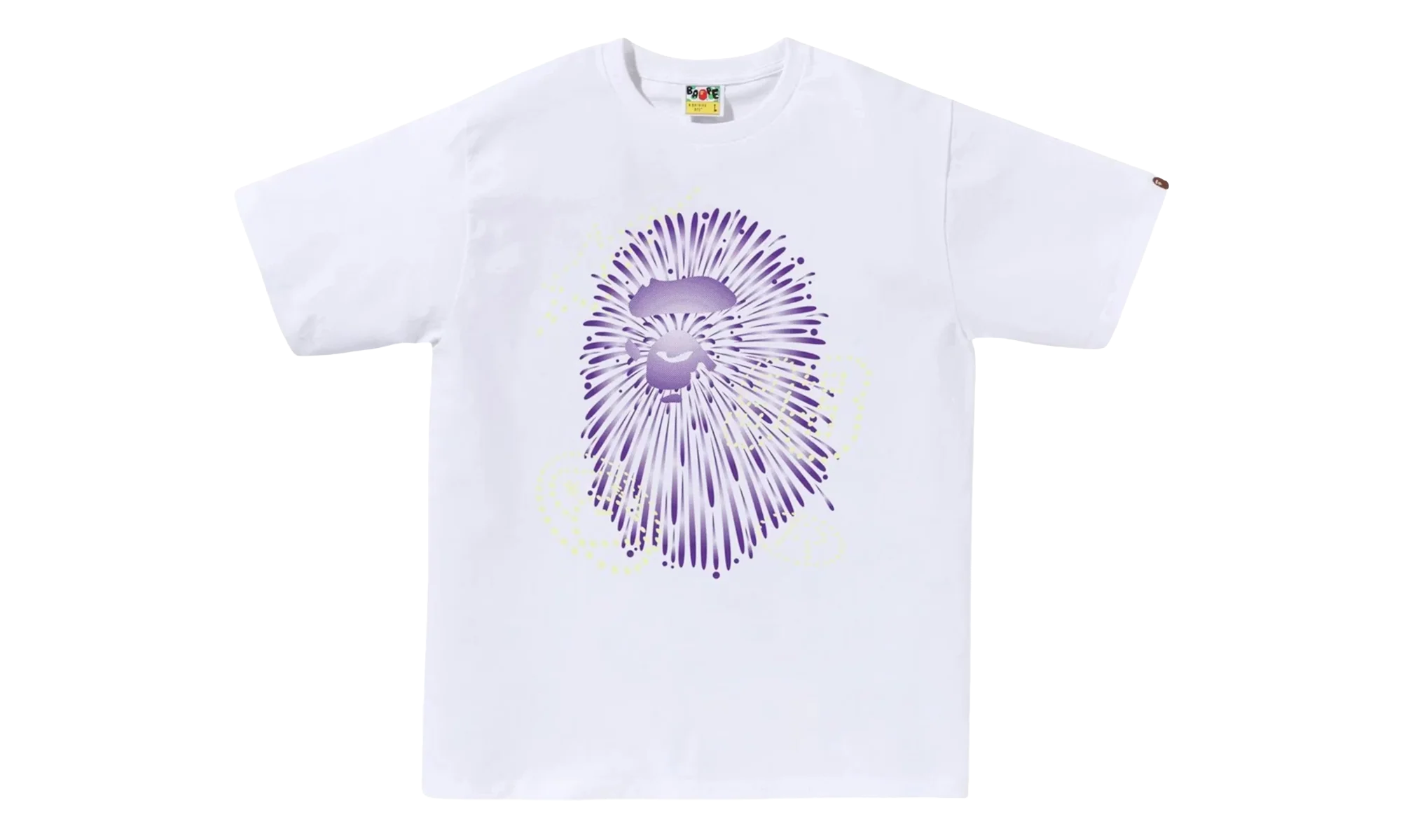 Firework Ape Head I Tee "White" 1L72 110 024 WHT