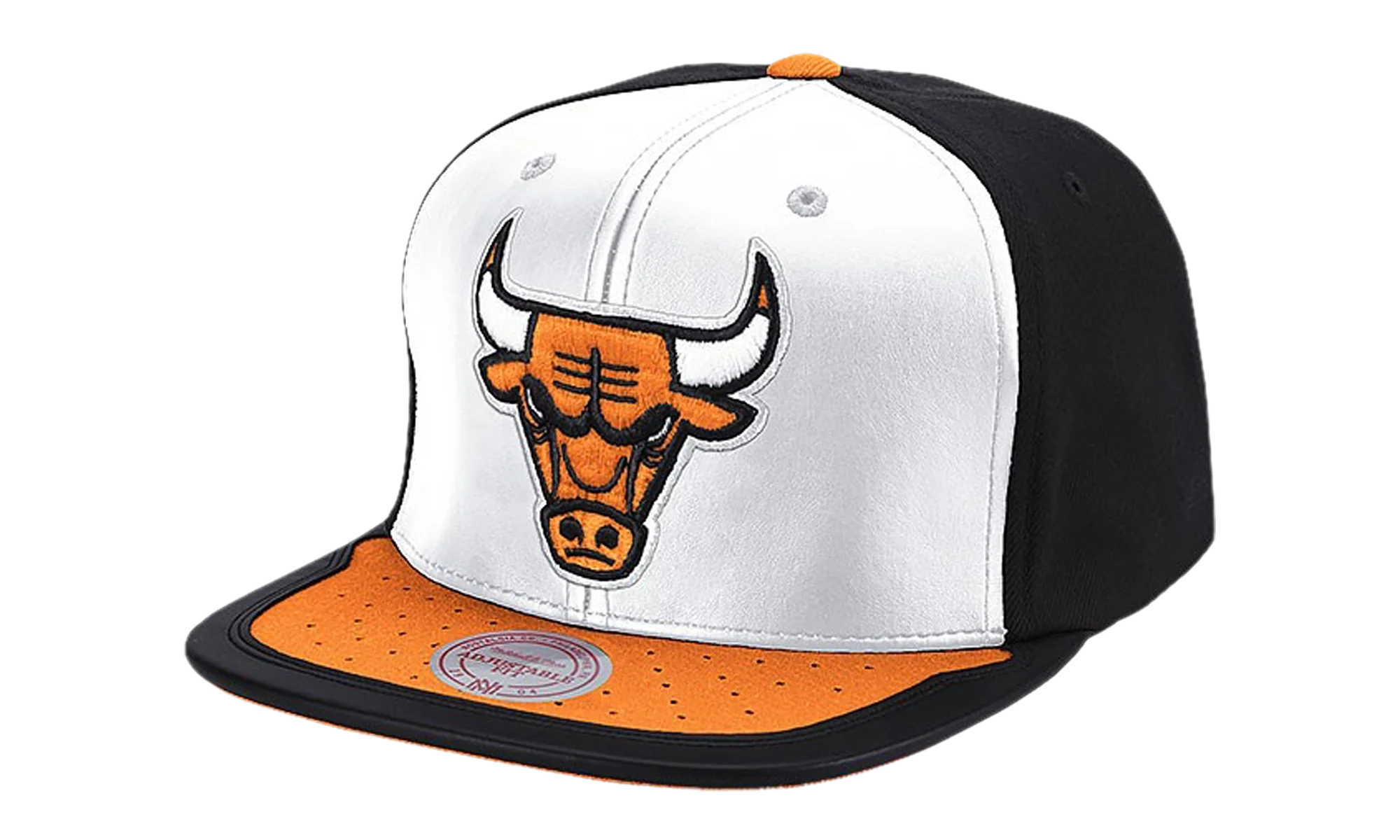 NBA Day One Snapback Cap "Chicago Bulls - White / Orange" 6HSSMM19224 CBUWHOR