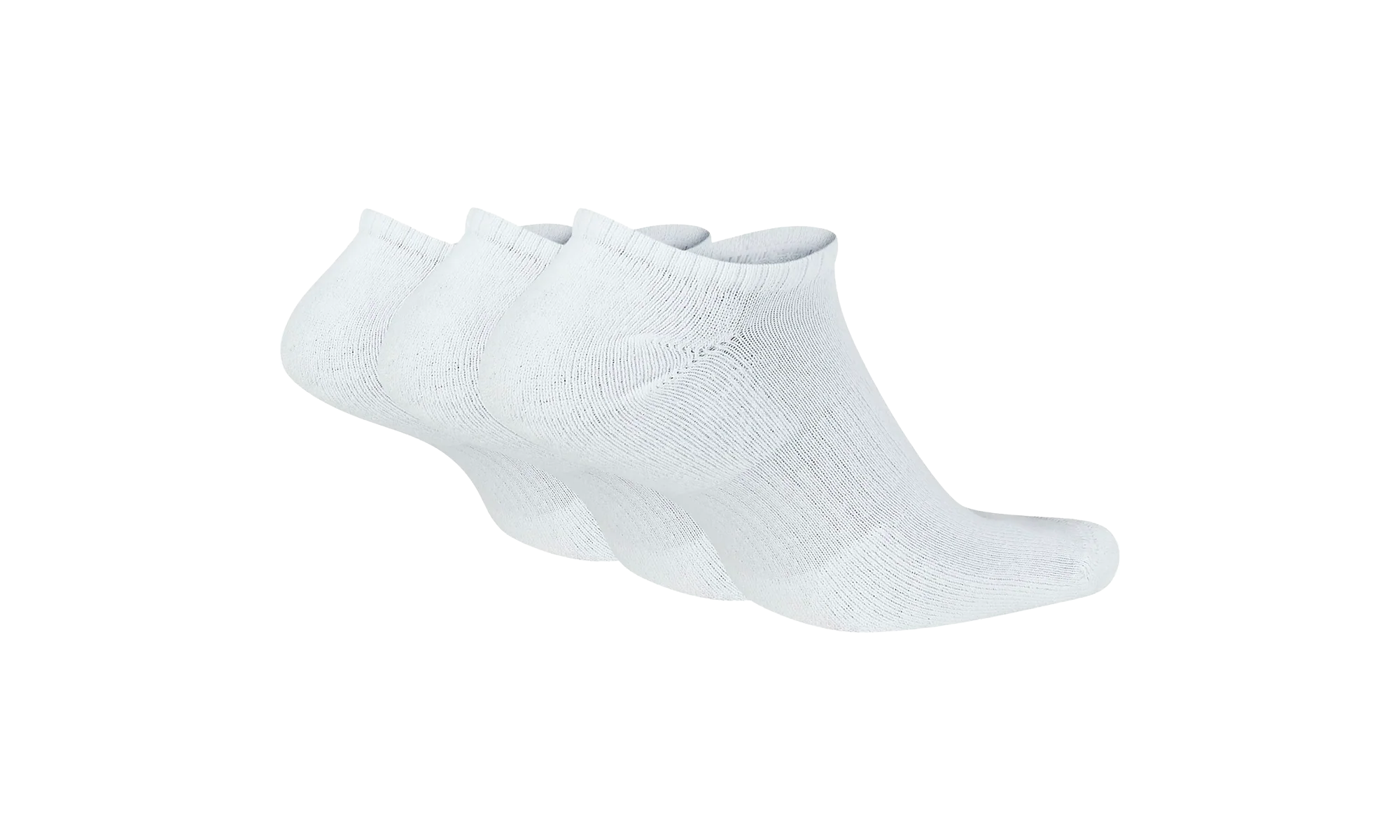 Everyday Cushioned Training No-Show Socks "White / Black - (3 Pairs)" SX7673 100