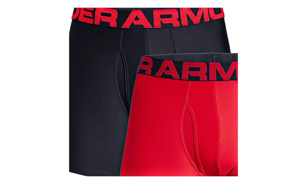 Tech 6" 2-Pack Boxerjock "Red / Black" 1327415 600