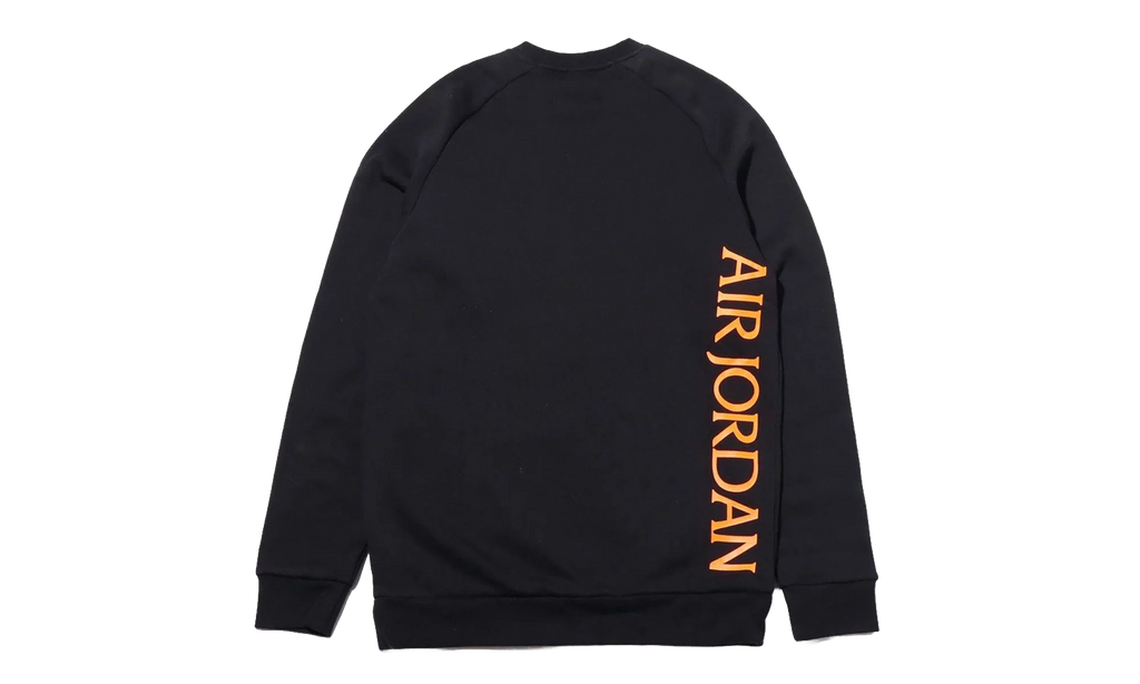 Air Jordan Jumpman Classics Crewneck Sweatshirt "Black / Vivid Purple / Orange" BV6006 011