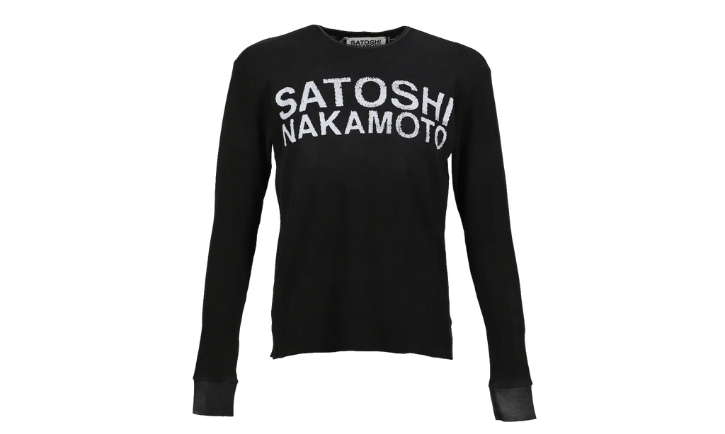 Logo Thermal Long Sleeve Shirt "Black White" FW25LS001 BLK