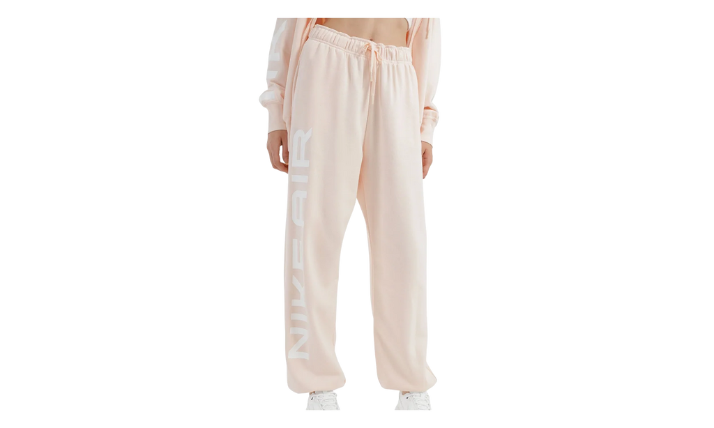 Sportswear Air Oversized High-Waisted Fleece Joggers WMNS "Ice Guava / White" FB8051 838