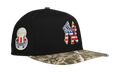 9FIFTY New York Yankees 1952 World Series USA A Frame Snapback Hat "Black / Real Tree Camo" NE231