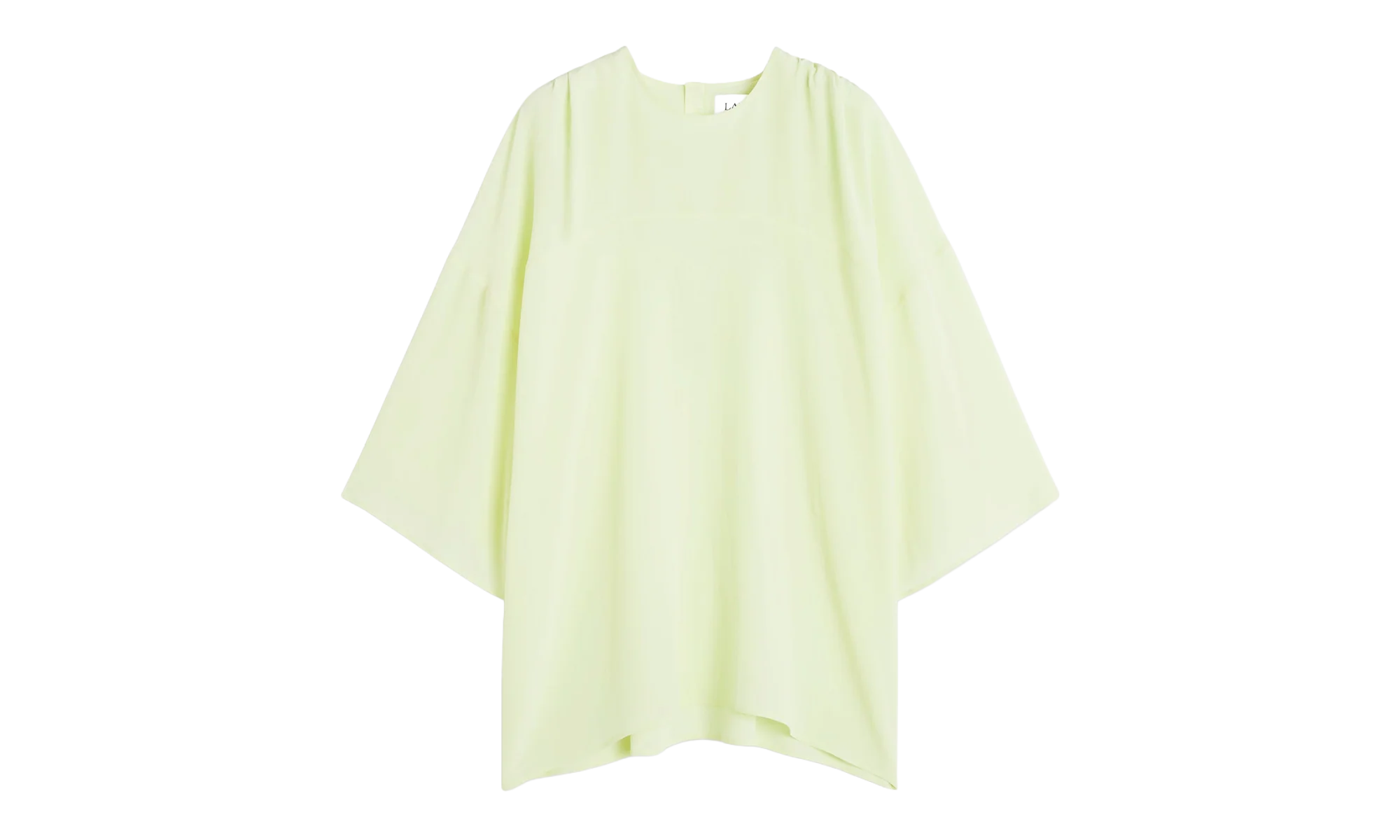 SILK ROUND NECK BLOUSE "CITRON" RW TO0004 4868 P23 87