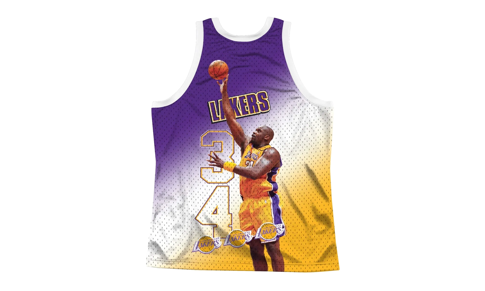NBA Behind The Back Jersey "Los Angeles Lakers Shaq" MSTKMI19002 LALWHITSON