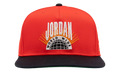 Jordan Essentials Pro Structured Flat Bill Hat "Chile Red / Kelly Green / Sail" IF3508 673