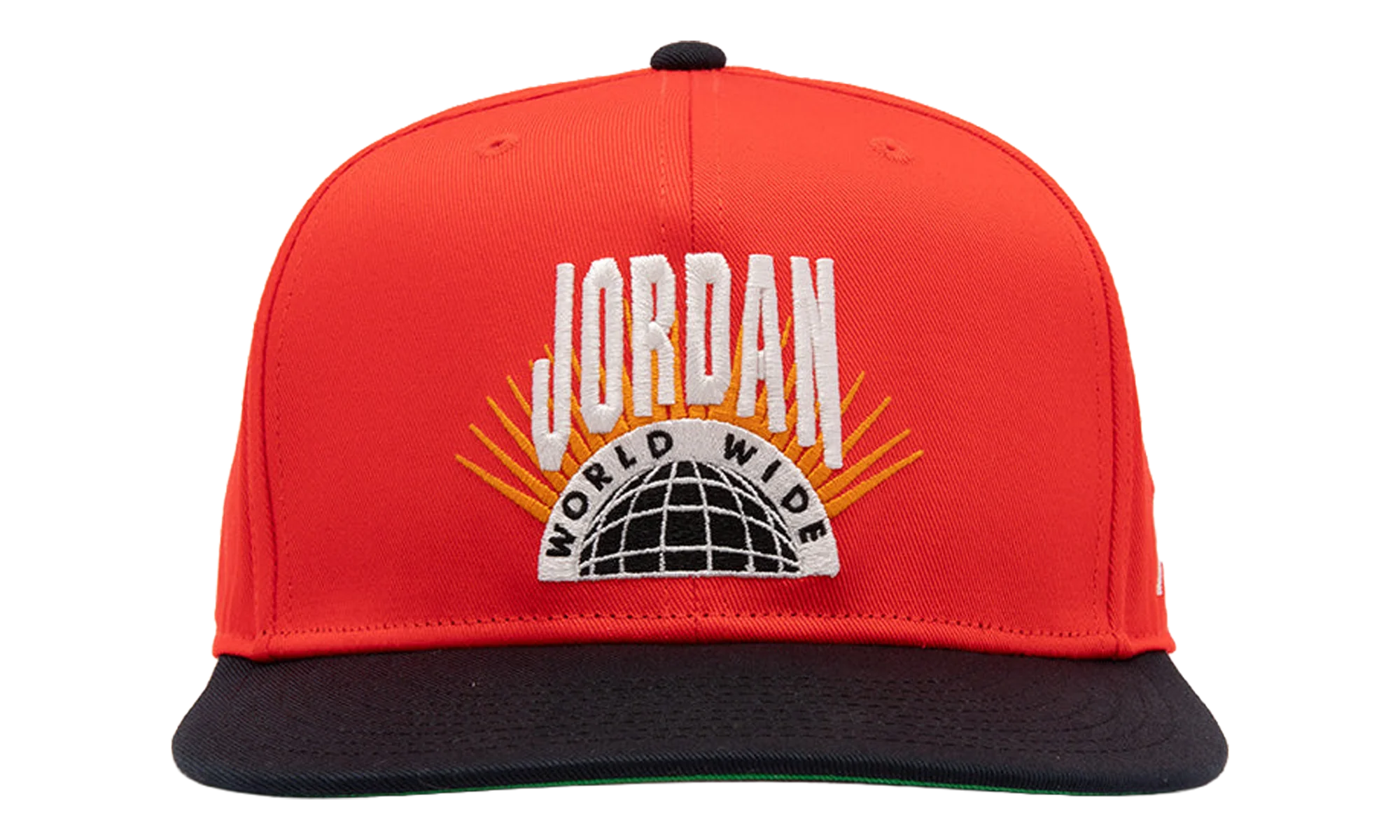 Jordan Essentials Pro Structured Flat Bill Hat "Chile Red / Kelly Green / Sail" IF3508 673