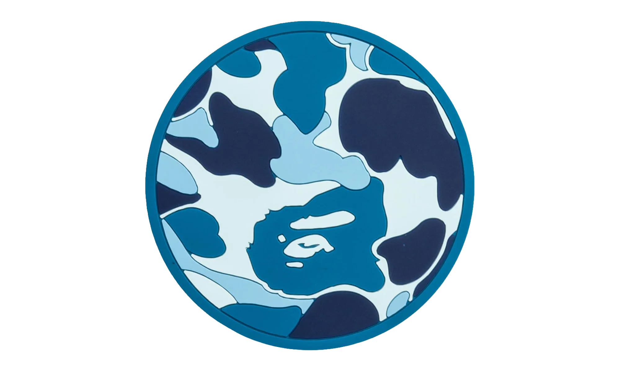 ABC Camo Rubber Coaster "Blue" 001KAK801017M BLU