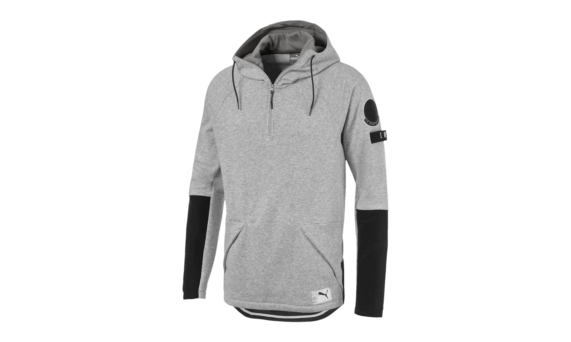 FtblNXT Casuals Hoodie "Light Grey Heather / Charcoal Grey" 656125 02