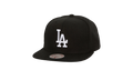 MLB Evergreen Black White Snapback Cap "Los Angeles Dodgers - Black" HS8544 LADBLCK