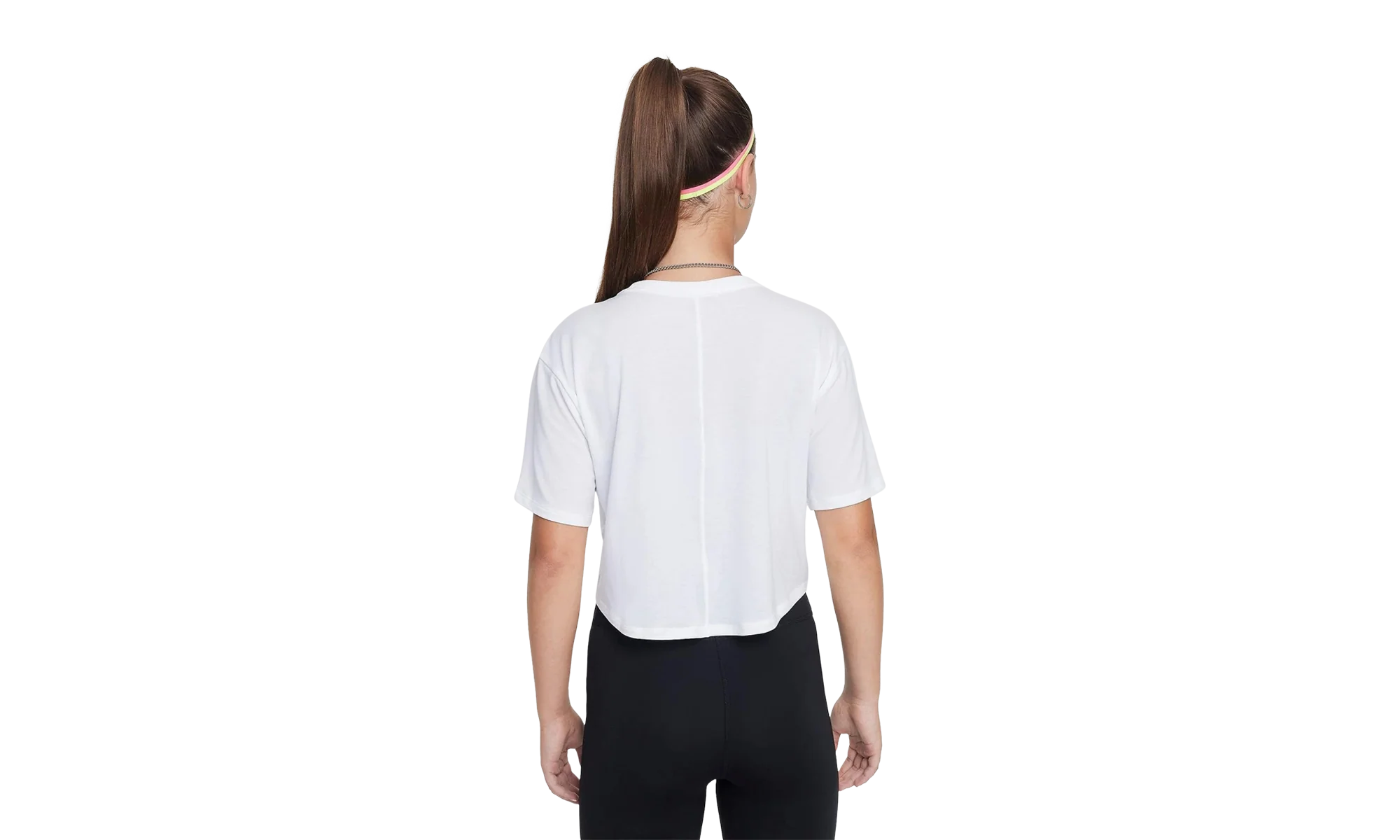 Relaxed Dri-FIT Short-Sleeve Top GS "White / Black" FZ5602 100