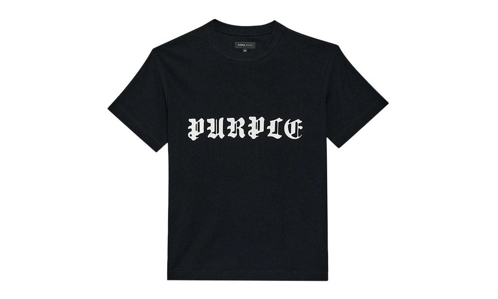 Gothic Wordmark Tee 'Black' "Black" P104-JGBB324