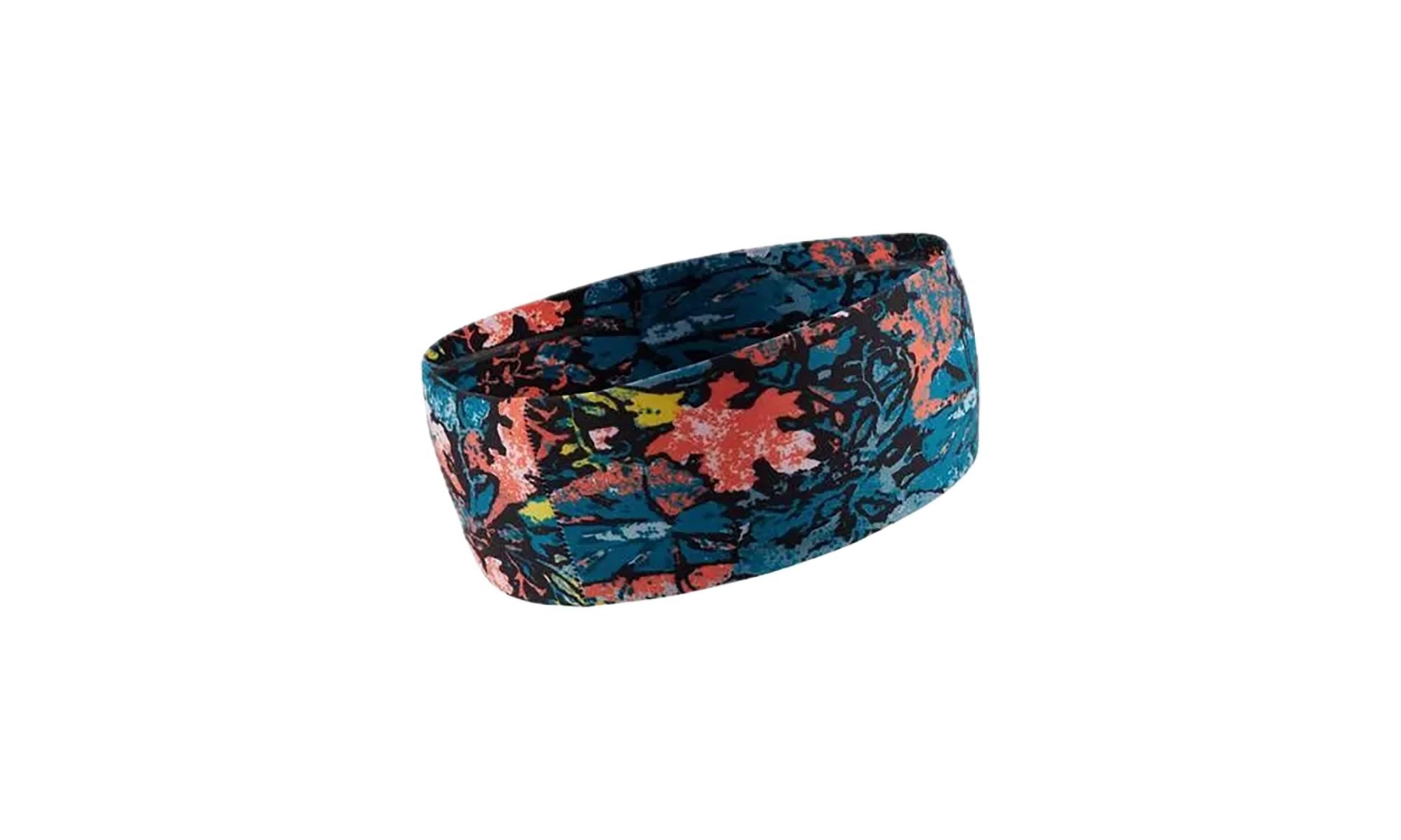 FURY HEADBAND 2.0 PRINTED "Black / Bright Mango / White" N.000.2004.999