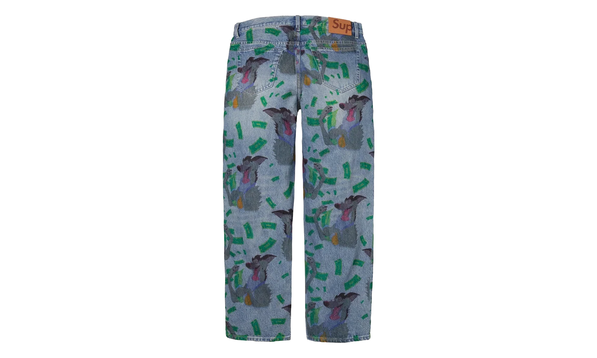 All Dogs Go To Heaven Loose Fit Jean "FW25 - Washed Indigo" SU26919