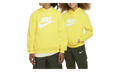 Sportswear Club Fleece Hoodie GS "Opti Yellow / White" FD2988 731