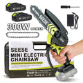 6-Inch Brushless Mini Chainsaw Cordless with Auto Oiling & 2000mAh Battery