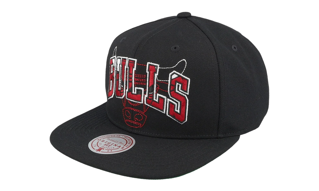 NBA Double Up Snapback Cap "Chicago Bulls - Black" HS9643 CBUBLCK