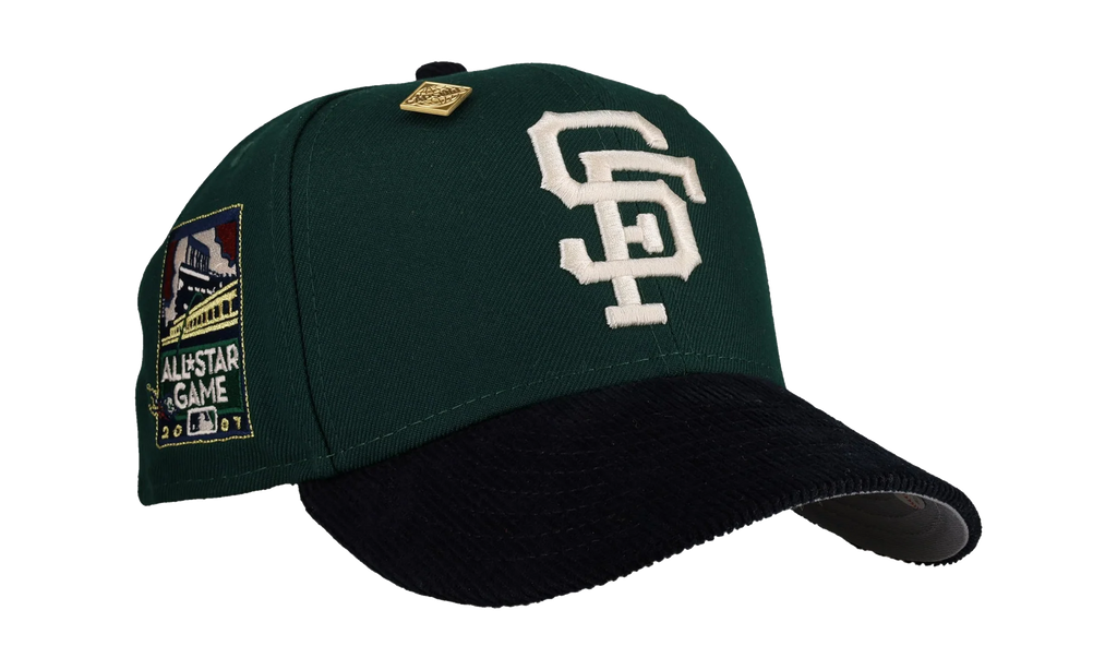 59FIFTY San Francisco Giants 2007 All Star Game Fitted Hat "Green / Navy Corduroy" NE433
