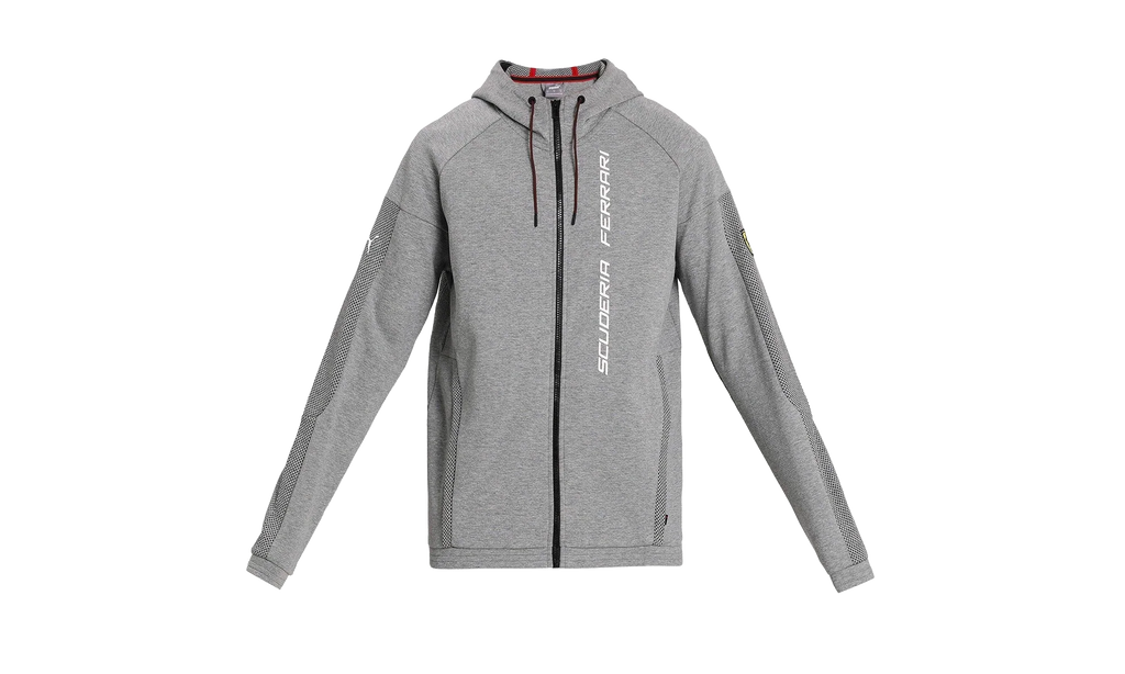 Scuderia Ferrari Race Hooded Sweat Jacket "Medium Gray Heather" 597951 03