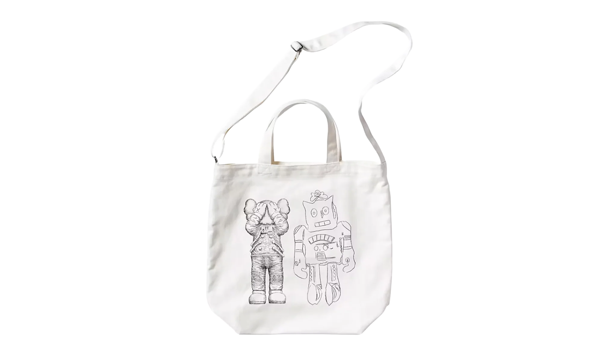 Uniqlo Warhol 2Way Tote Bag "White" KAWS202494