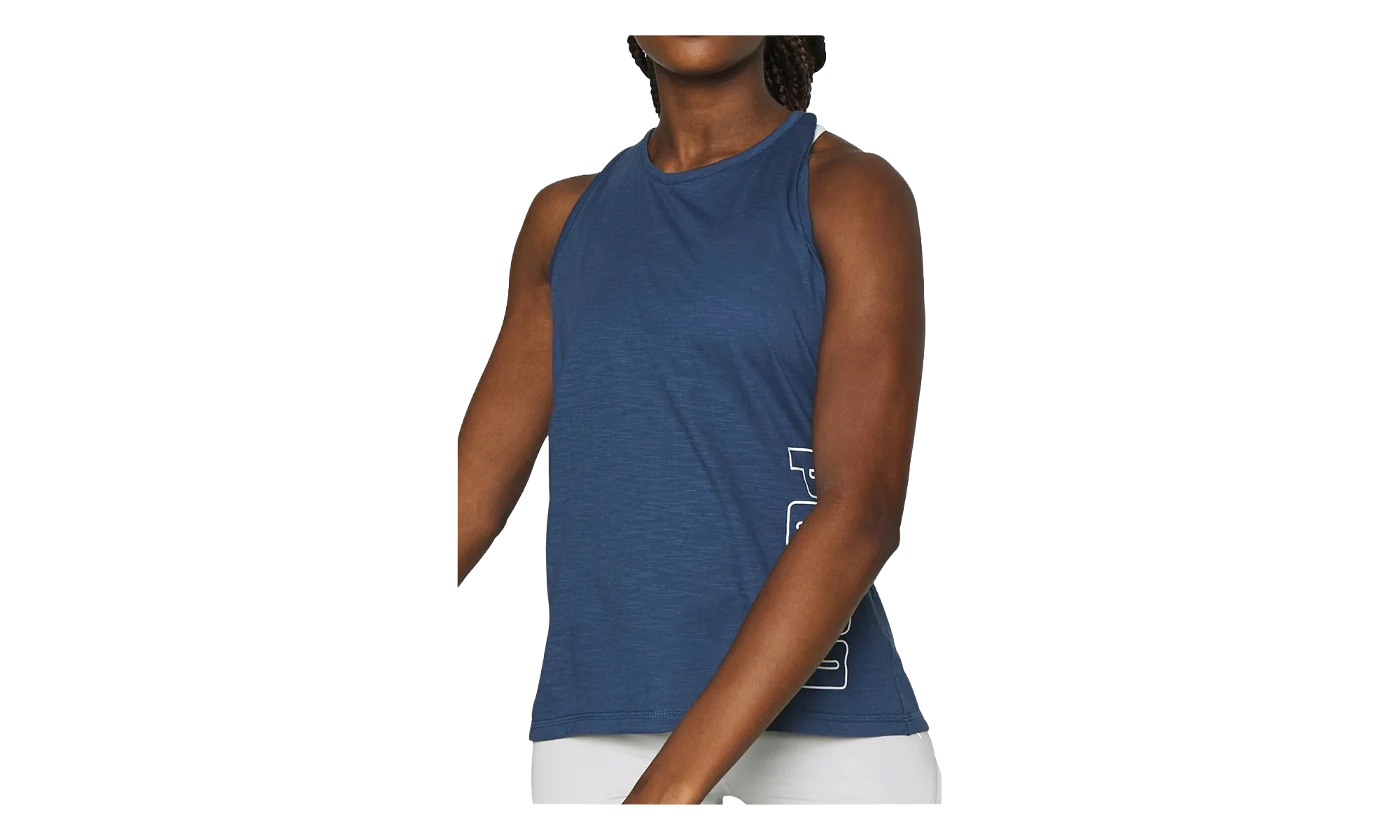 Twist It Logo Tank Top WMNS "Dark Denim" 517421 19